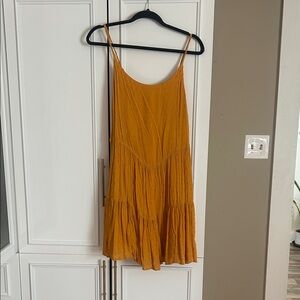 SO Mustard Yellow Mini Dress